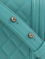 2014 Boy Chanel Chain Shoulder Bag, Turquoise