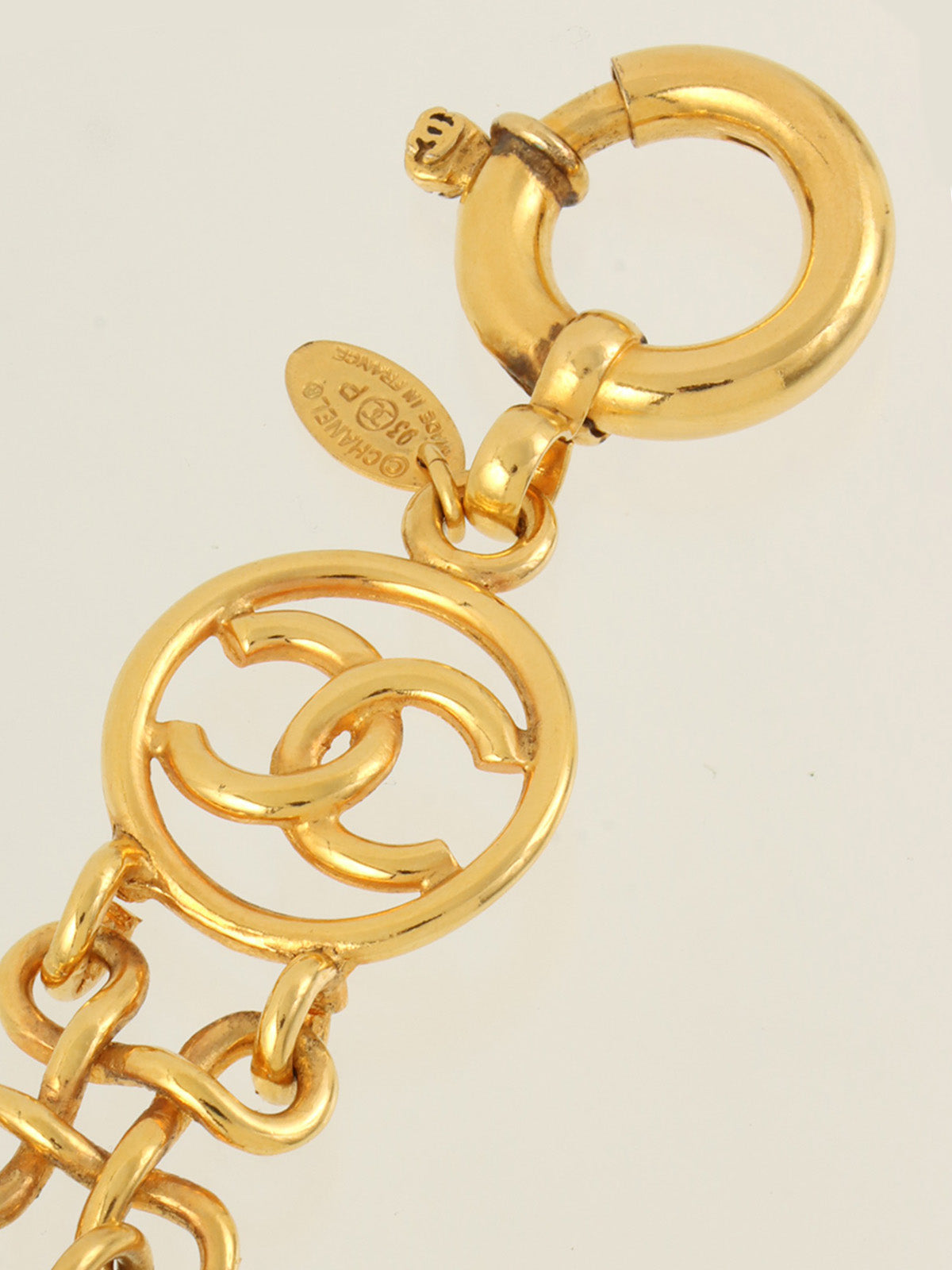 1993年頃製 CCマークブレスレット ゴールド