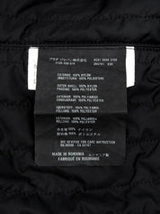Black nylon trench coat