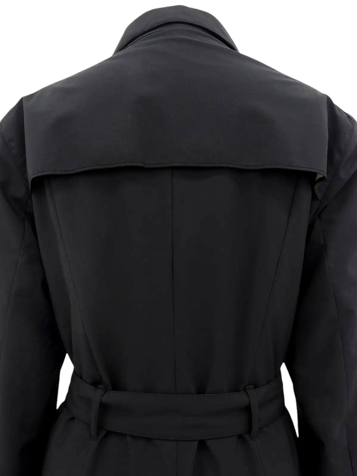 ナイロントレンチコート ブラック