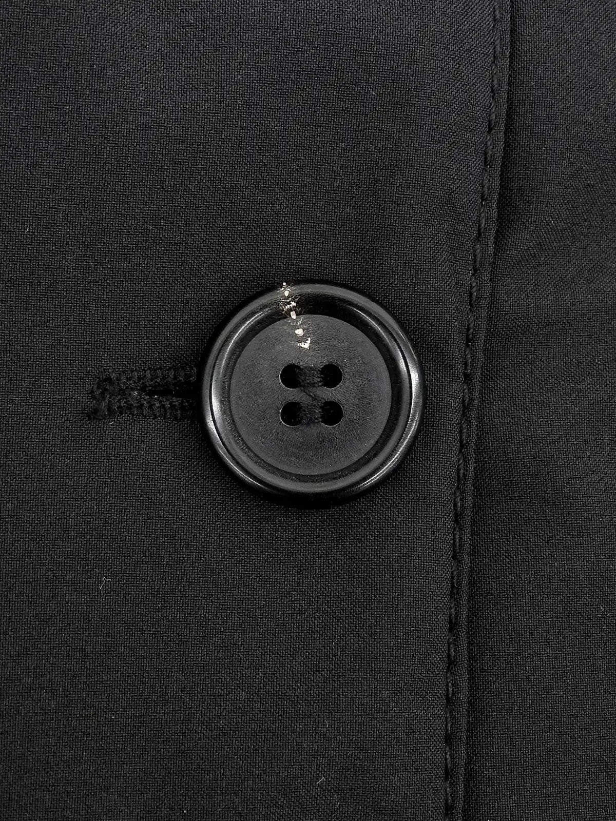 ナイロントレンチコート　ブラック