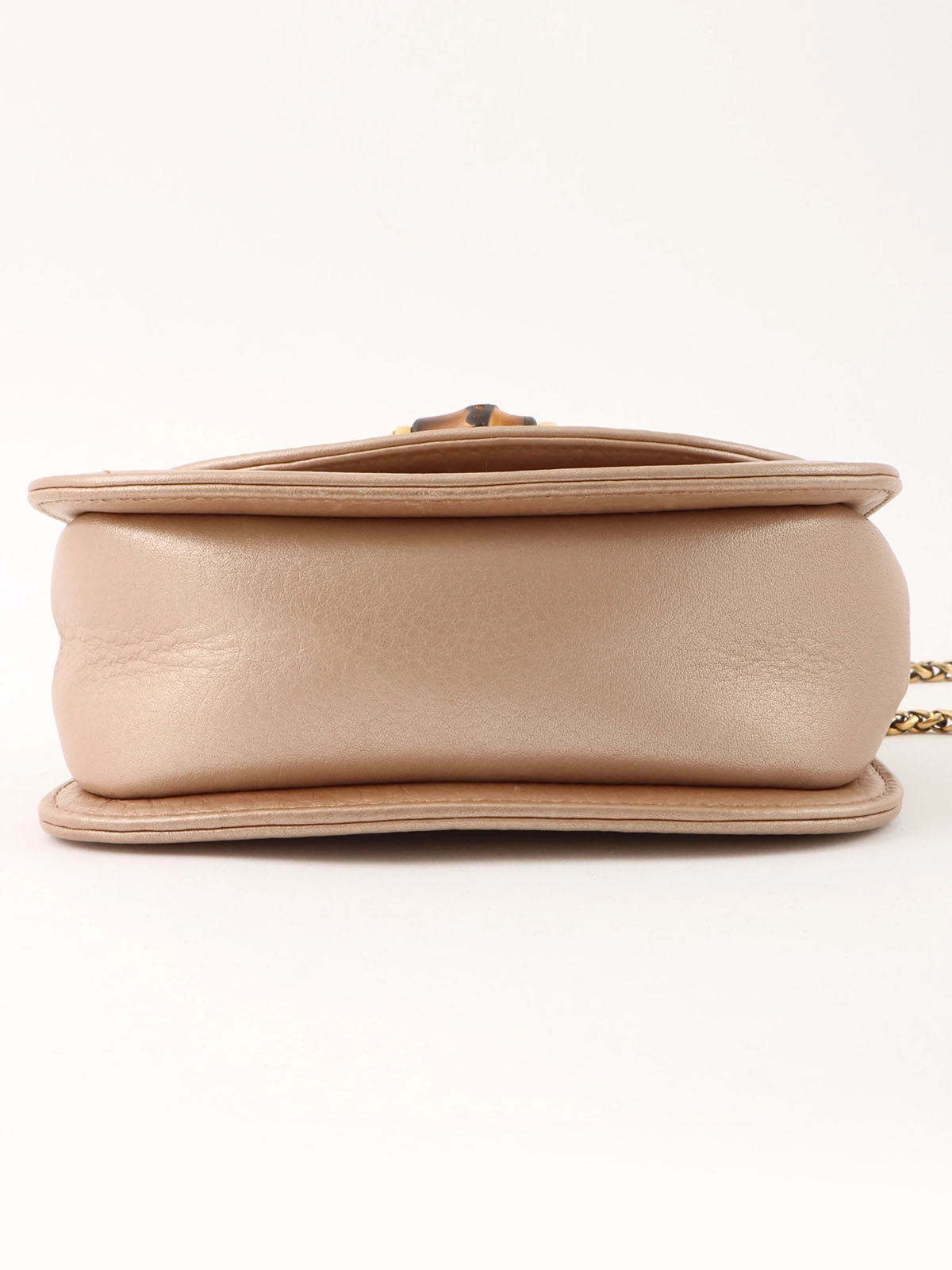 Bamboo 2-way mini bag in pink beige