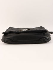 2005年頃製 ダイヤステッチCCマークプレートチェーンショルダーバッグ ブラック