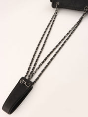 2005年頃製 ダイヤステッチCCマークプレートチェーンショルダーバッグ ブラック