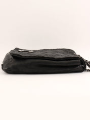 2005年頃製 ダイヤステッチCCマークプレートチェーンショルダーバッグ ブラック