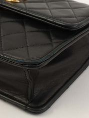 1992年頃製 CCターンロックチェーンショルダーバッグミニ ブラック