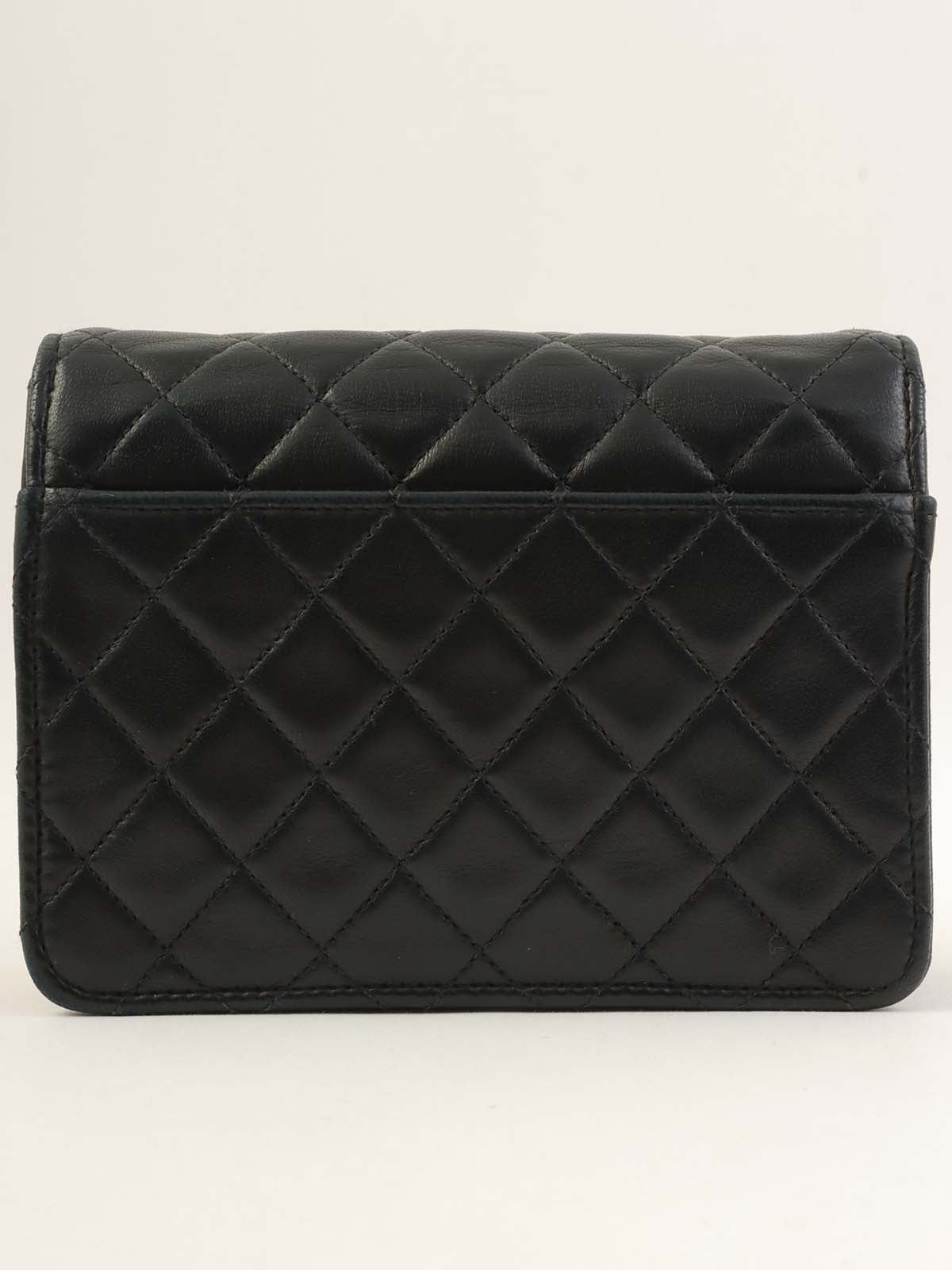 1992年頃製 CCターンロックチェーンショルダーバッグミニ ブラック