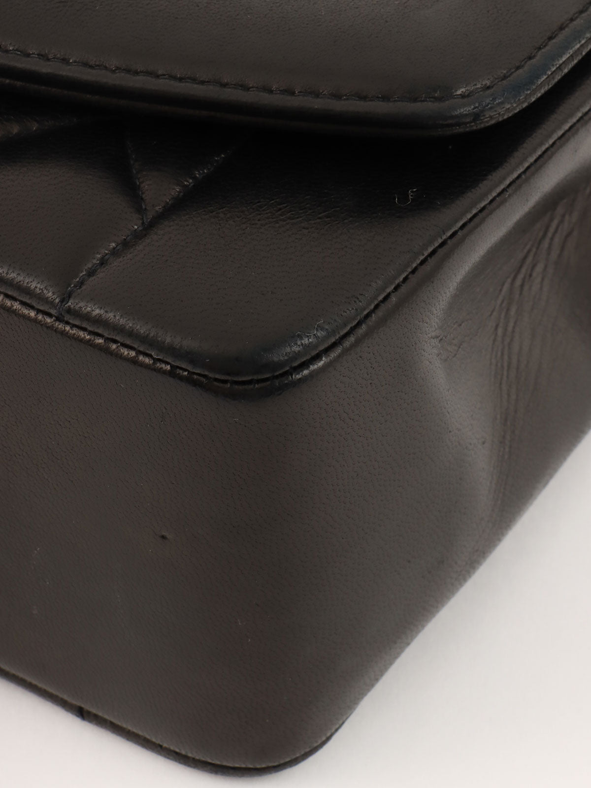 1992 Diana Flap Chain Bag 25cm Black
