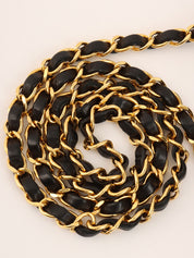 1992 Diana Flap Chain Bag 25cm Black