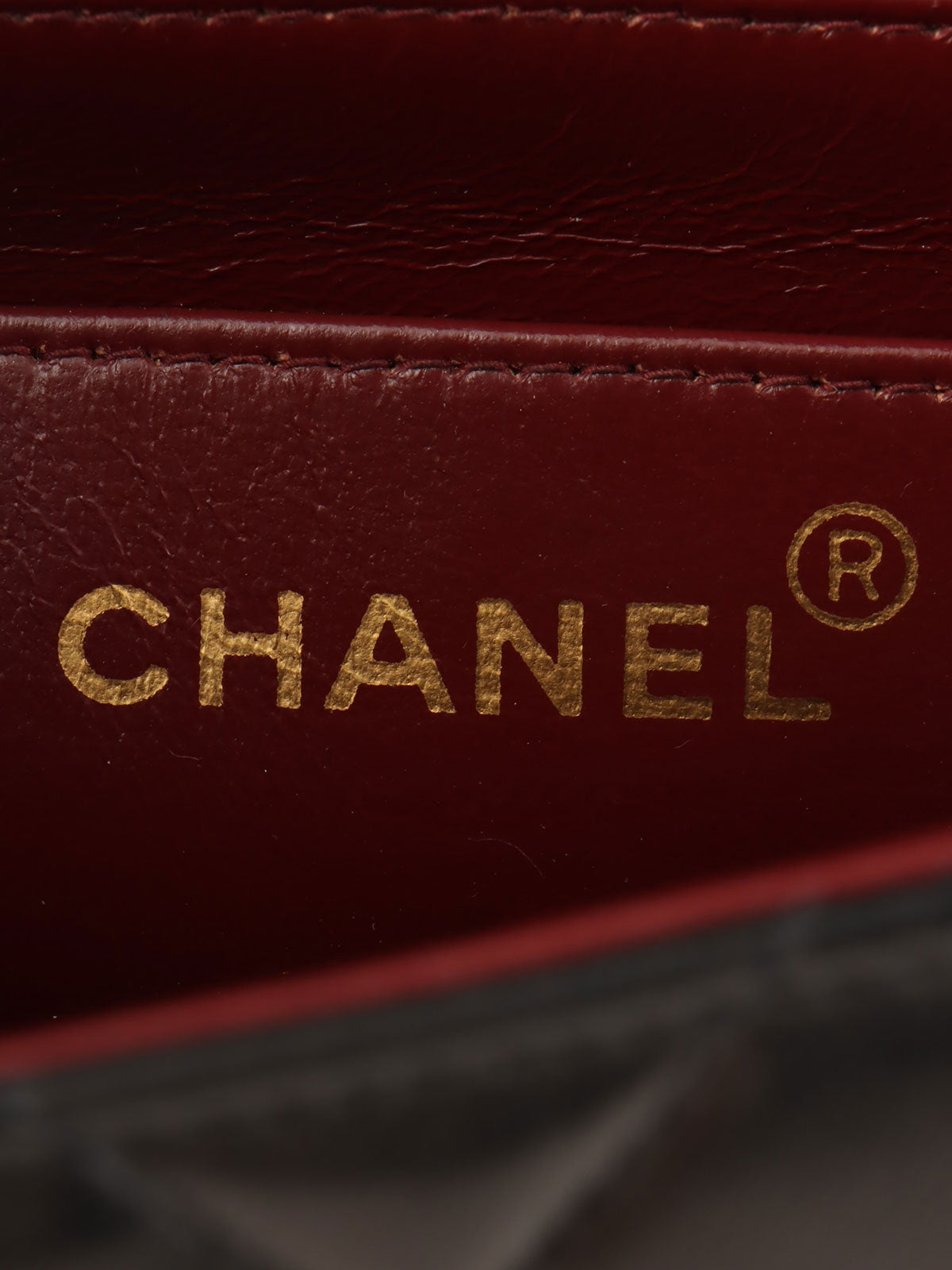 1992年頃製　ダイアナフラップチェーンバッグ25cm　ブラック