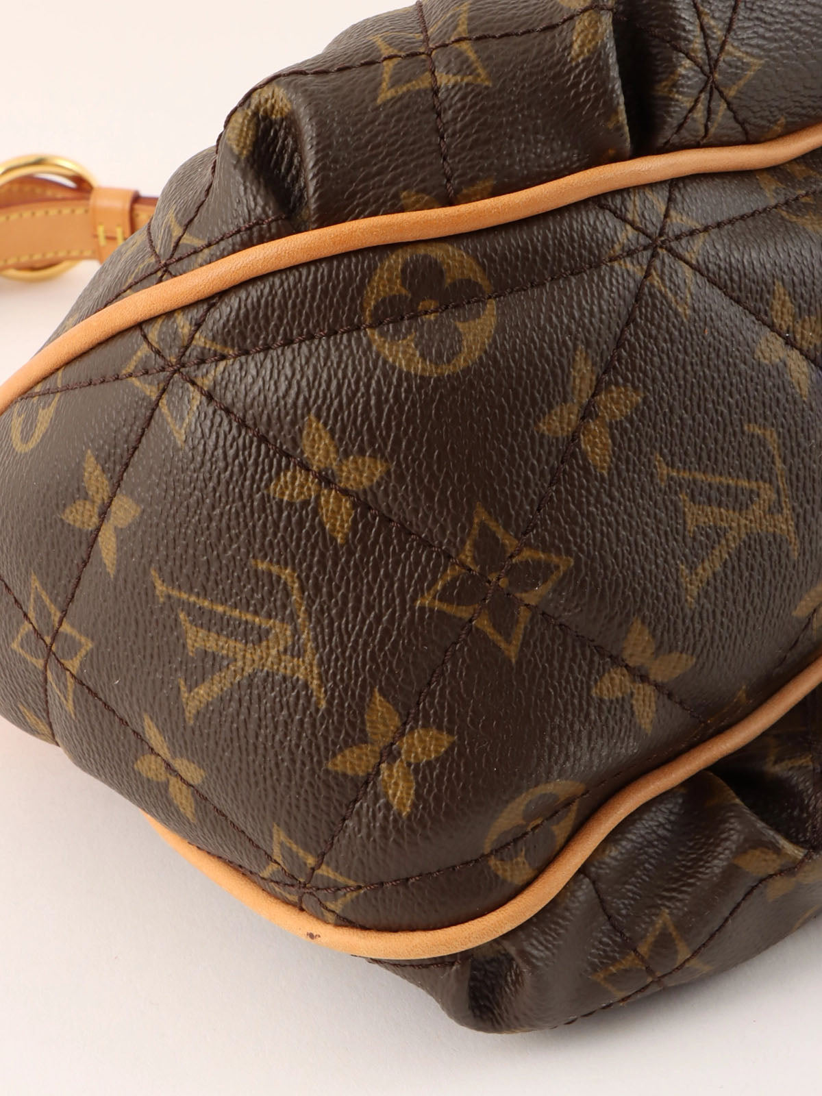 2009 Canvas Monogram Etoile City PM Brown