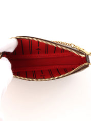 2008 Damier Mini Pochette Accessoires T&amp;B Canvas Brown/Red