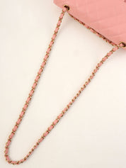 2003 Caviar Skin Classic Flap Chain Bag, 25cm, Pink