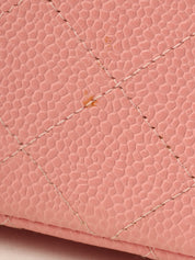 2003 Caviar Skin Classic Flap Chain Bag, 25cm, Pink