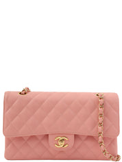 2003 Caviar Skin Classic Flap Chain Bag, 25cm, Pink