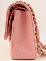 2003 Caviar Skin Classic Flap Chain Bag, 25cm, Pink
