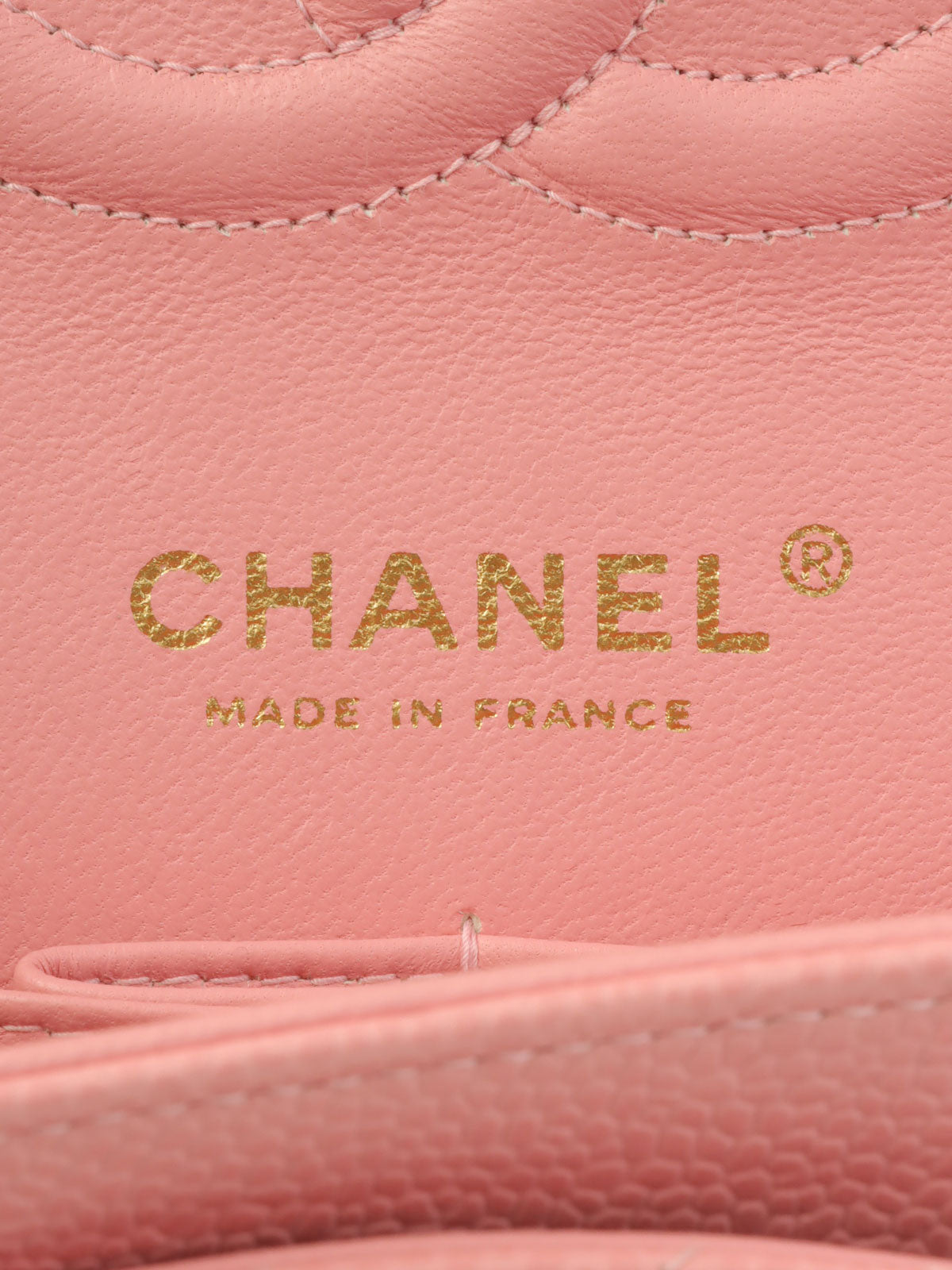 2003 Caviar Skin Classic Flap Chain Bag, 25cm, Pink