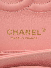 2003 Caviar Skin Classic Flap Chain Bag, 25cm, Pink