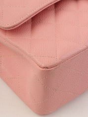 2003 Caviar Skin Classic Flap Chain Bag, 25cm, Pink