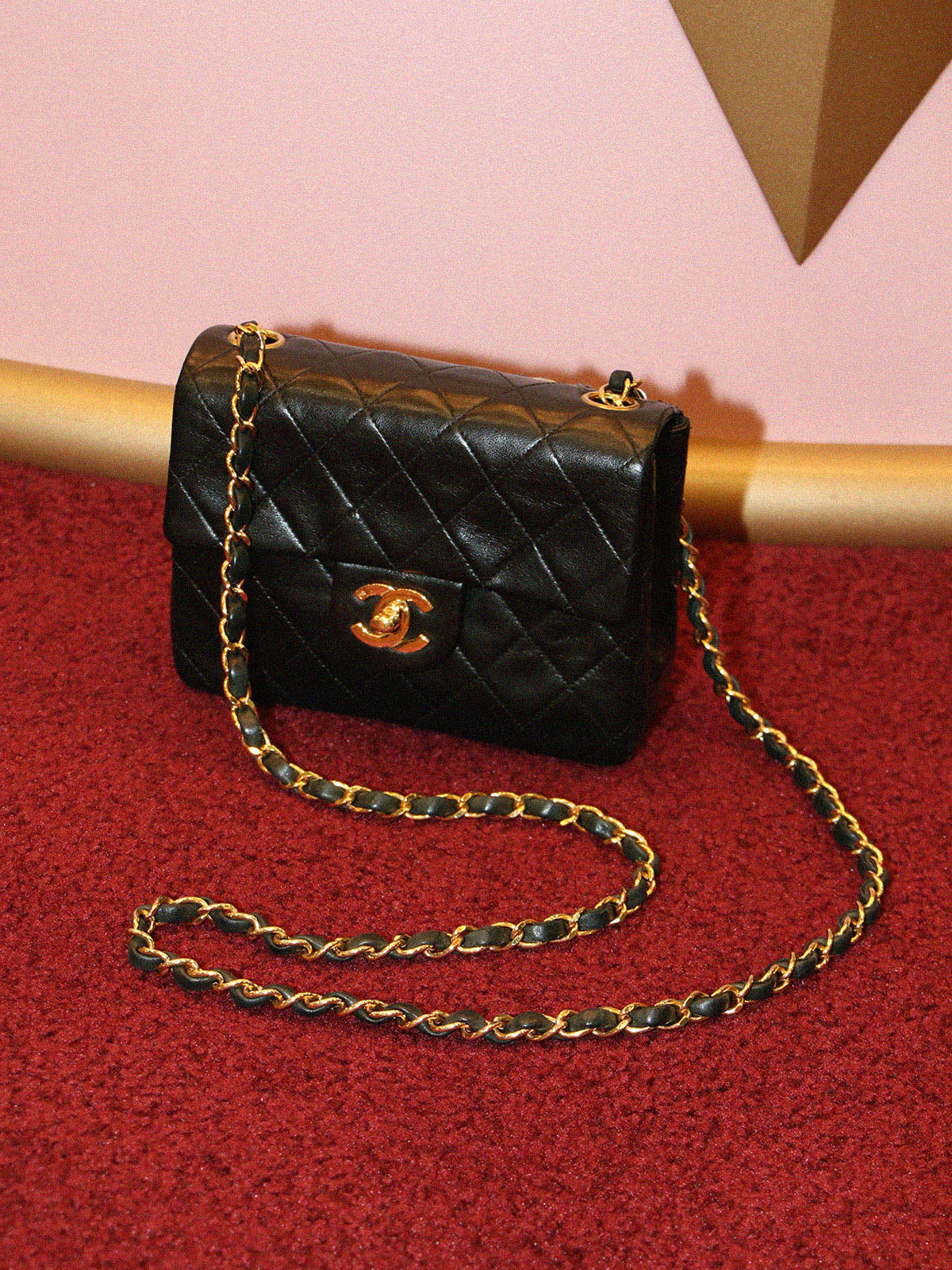 1997年頃製 クラシックフラップチェーンバッグミニ ブラック