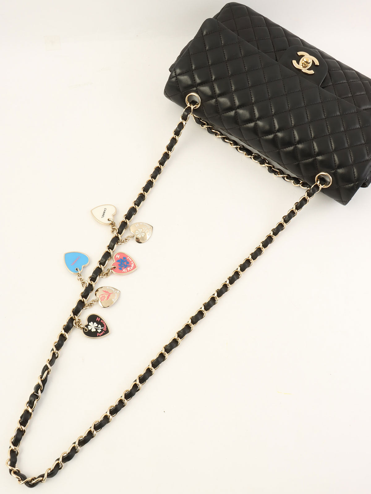 2008 Valentine's Day Limited Edition CC Turnlock Matelasse Chain Shoulder Bag in Black