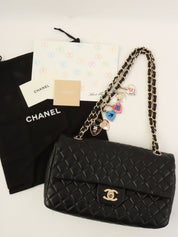 2008 Valentine's Day Limited Edition CC Turnlock Matelasse Chain Shoulder Bag in Black