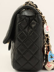 2008年頃製　バレンタイン限定CCターンロックマトラッセチェーンショルダーバッグ　ブラック