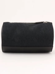 C Macadam Pattern Pouch Black