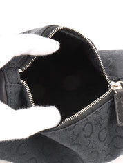 C Macadam Pattern Pouch Black