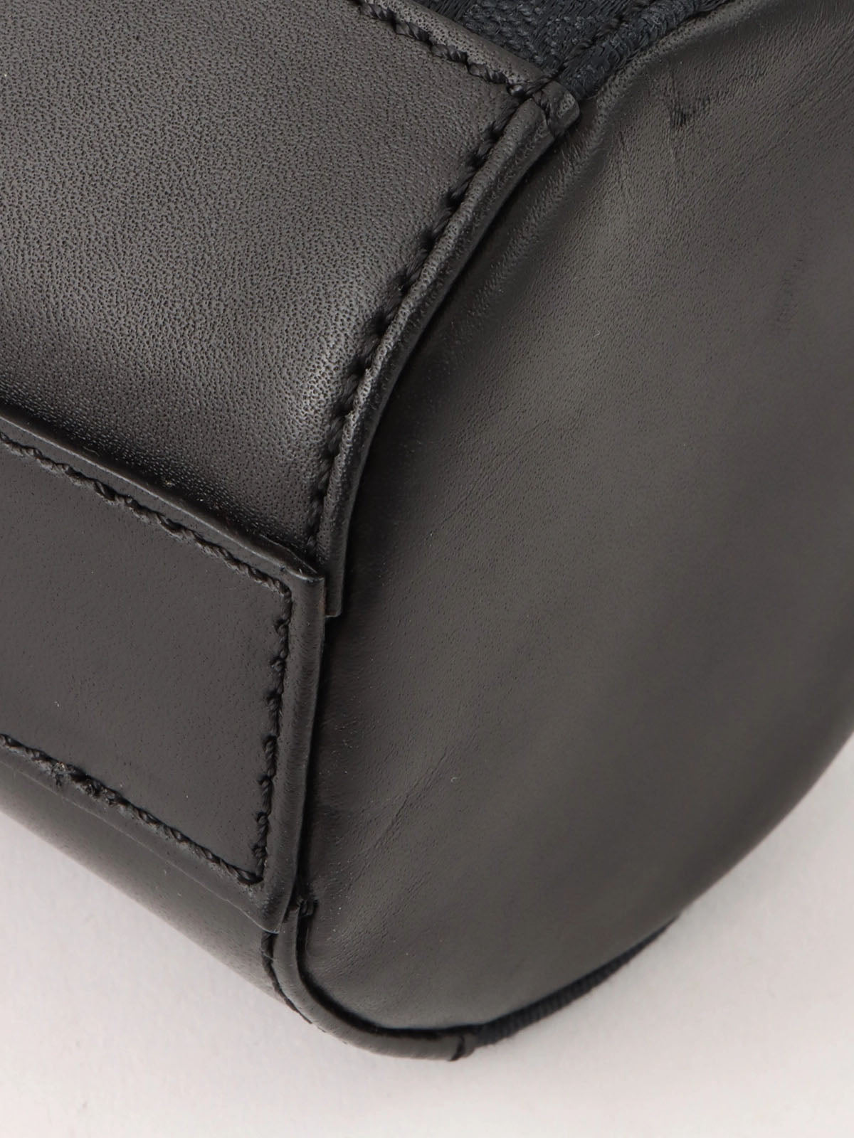 C Macadam Pattern Pouch Black