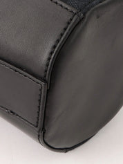 C Macadam Pattern Pouch Black