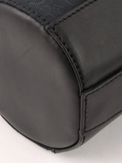 C Macadam Pattern Pouch Black