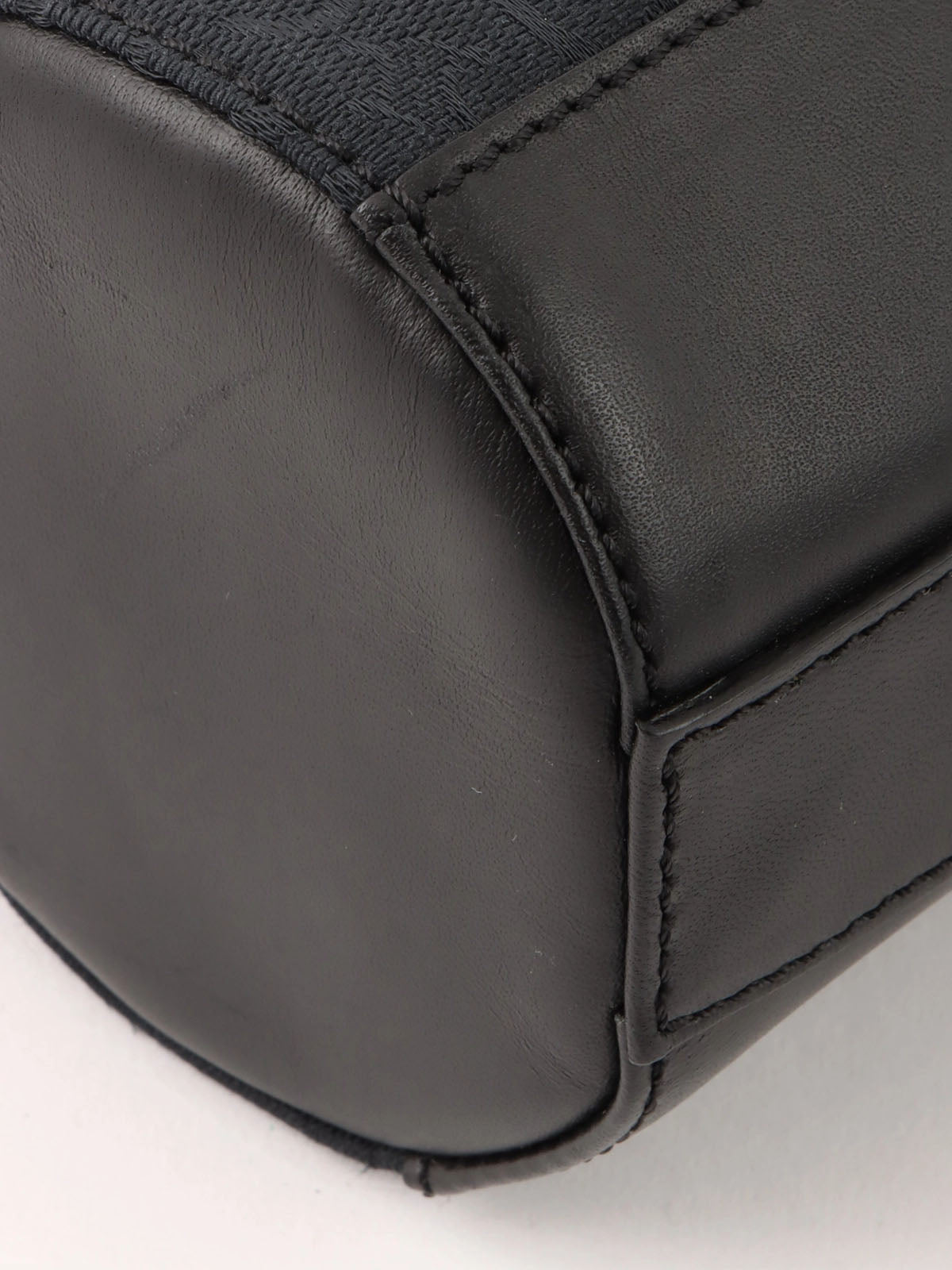 Cマカダムパターンポーチ ブラック