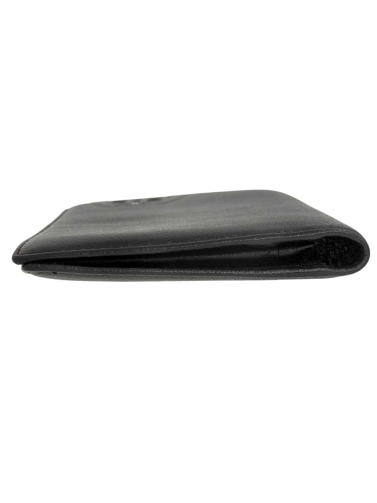 2010 CC Mark Coco Jacket Motif Long Wallet in Black