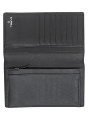 2010年頃製　CCマークココジャケットモチーフロングウォレット　ブラック