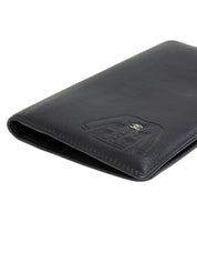 2010 CC Mark Coco Jacket Motif Long Wallet in Black