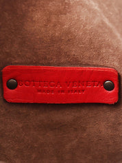 Intrecciato handbag in red