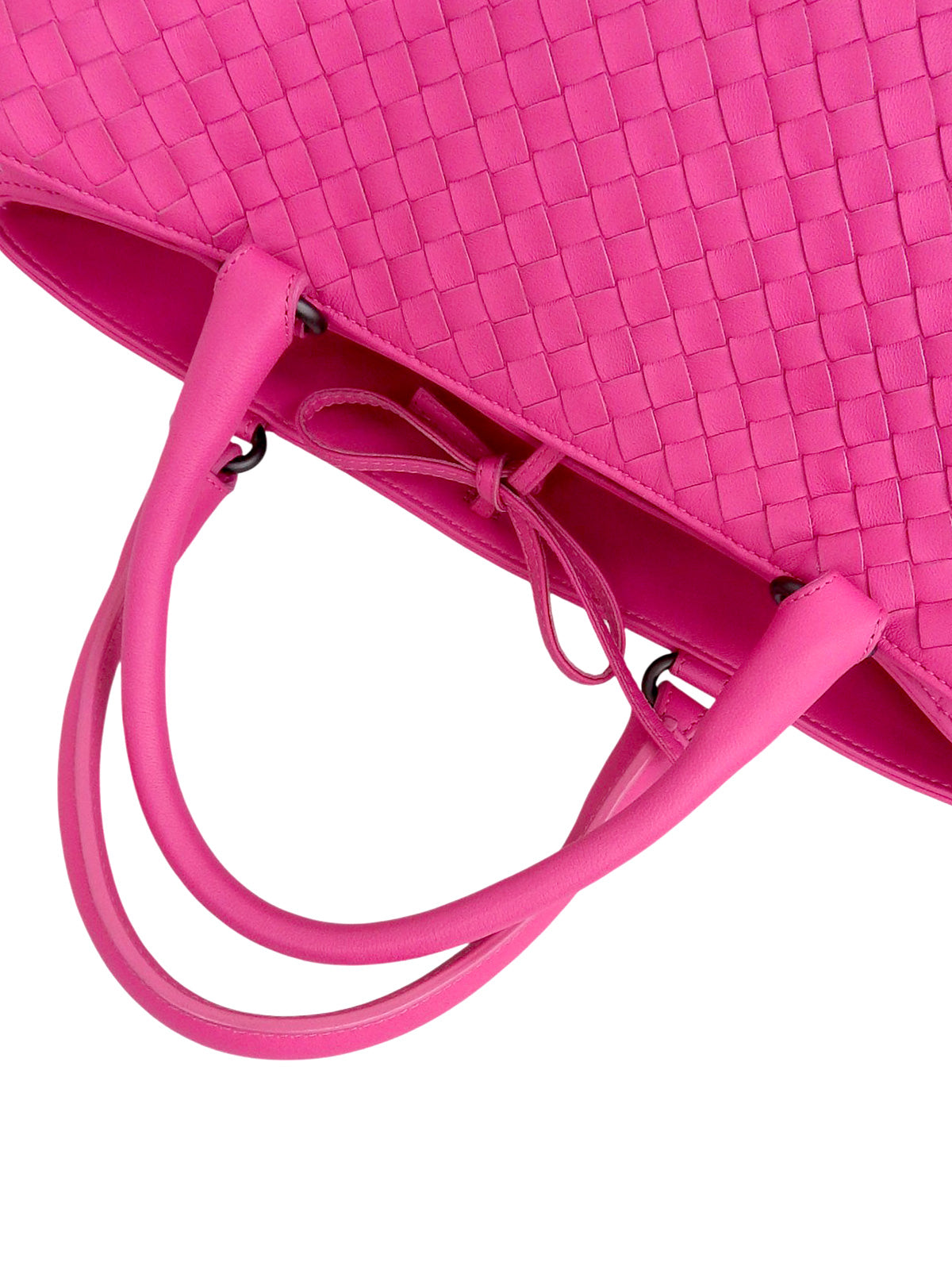 粉色 Intrecciato 手提包