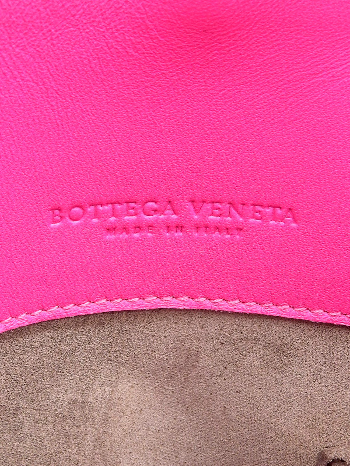 粉色 Intrecciato 手提包