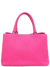 粉色 Intrecciato 手提包