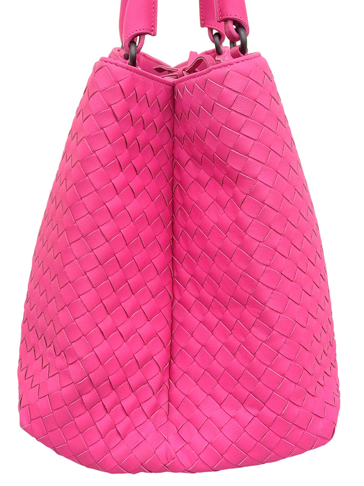 Pink Intrecciato Handbag