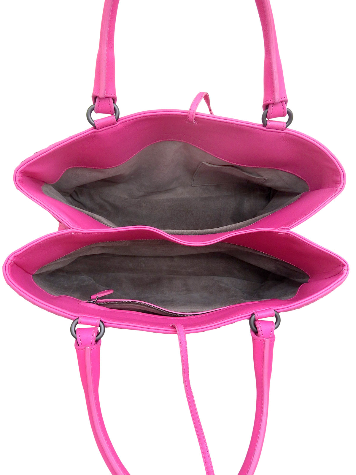 Pink Intrecciato Handbag