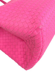 Pink Intrecciato Handbag