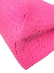 粉色 Intrecciato 手提包