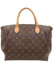 2014 Monogram Turen PM Canvas Bag in Brown