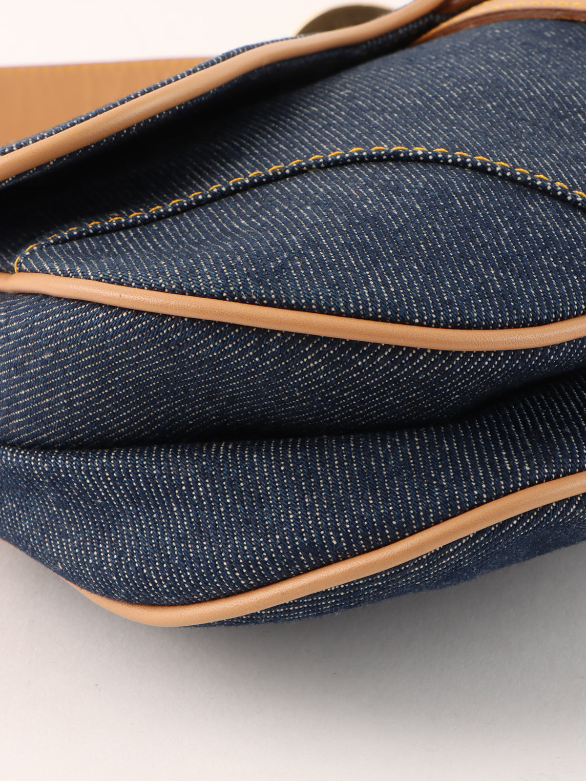 デニムサドルバッグ インディゴ