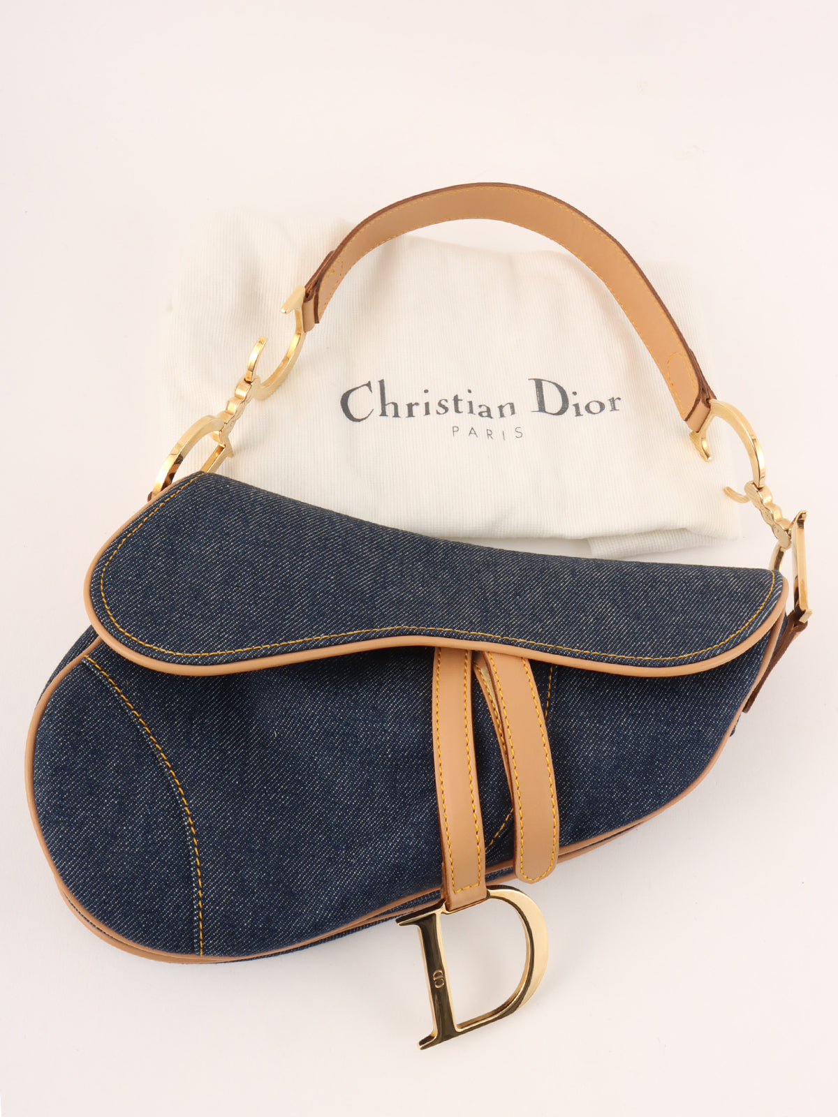 デニムサドルバッグ インディゴ