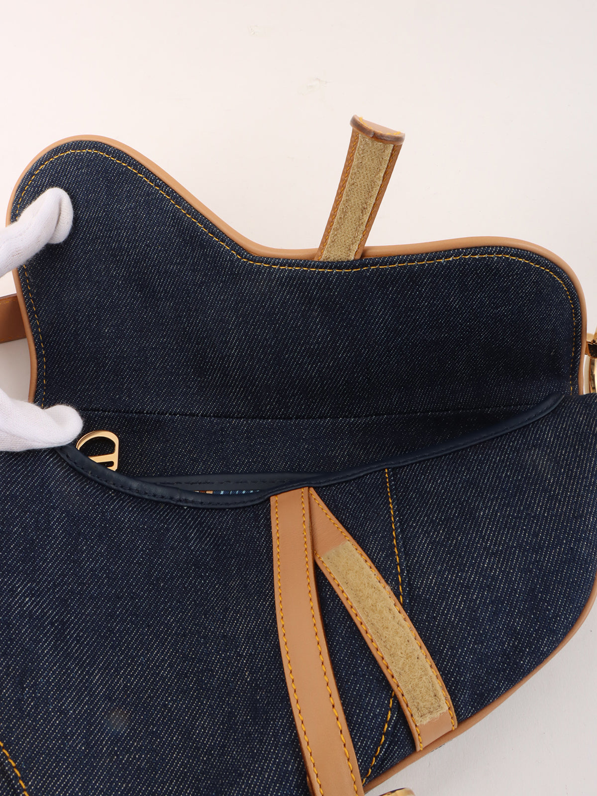 デニムサドルバッグ インディゴ