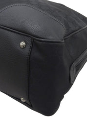 黑色帆布 GG 图案雪莉线波士顿包