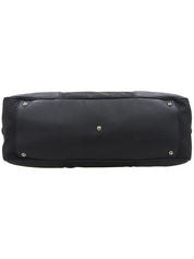 黑色帆布 GG 图案雪莉线波士顿包